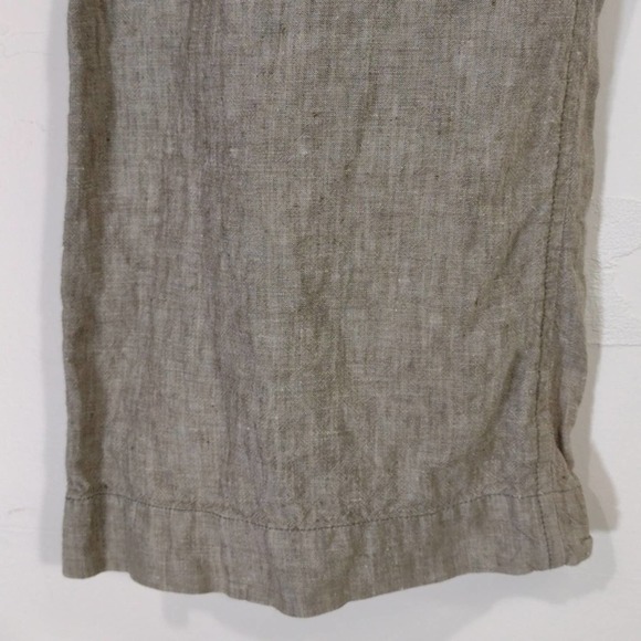 Mint Velvet Gray Linen Pants - 8 - Picture 3 of 10